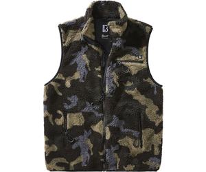 Brandit Teddyfleece Weste, dunkles camouflage, Größe 3XL