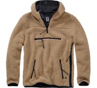 Sommerjacke BRANDIT "Herren Teddyfleece Worker Pullover" Gr. 4XL, braun (camel) Herren Jacken Übergangsjacken (61025655-4XL)