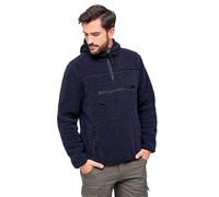 Brandit Teddyfleece Worker Pullover, Farbe: Navy, Größe: M