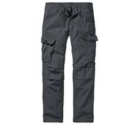 Brandit Texas Vintage Cargo Hose Slim anthrazit, Größe M, Herren, Baumwolle