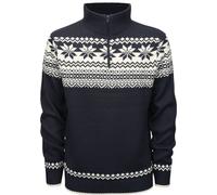 Brandit Pullover Troyer Norweger Rollkragen Navy Größe M