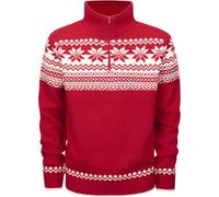 Brandit Troyer Norweger Pullover, rot/weiß, Größe XXL