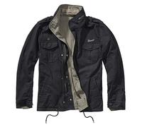 Brandit Twister Reverse Vintage Jacket, schwarz/Oliv, Größe S