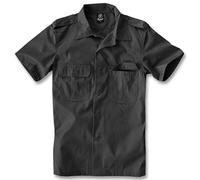 Brandit US Shirt Short Sleeve, Farbe: Black, Größe: XXL