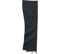 lässige Brandit Herren Jeans Kordelzug Taschen Schwarz S