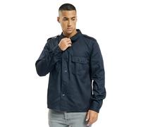 Brandit US Shirt Long Sleeve, Farbe: Navy, Größe: XL