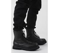 Brandit - Vegantom 10 Eyelett Black - Schuhe - Schwarz - EU 47 - Synthetic/Textile/Gummi Schwarz EU 47