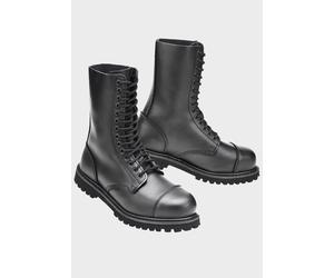 Brandit - Vegantom 14 Eyelett Black - Schuhe - Schwarz - EU 45 - 100% Polyurethan Schwarz EU 45