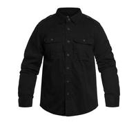 Brandit Langarmhemd Vintage - 100% Baumwolle - Schwarz - XXL