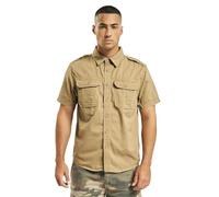 Brandit Vintage Shirt Short Sleeve, Farbe: Camel, Größe: M