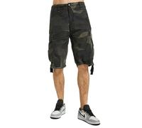 Brandit Vintage Cargo Shorts in Gr. 4XL in Camouflage