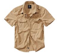 Brandit Vintage Shirt Short Sleeve, Farbe: Camel, Größe: 6XL