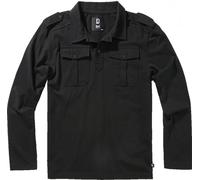 Brandit Willis Poloshirt Long Sleeve, Farbe: Black, Größe: S