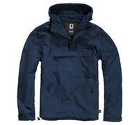 Brandit Hooded Windbreaker m. Fleecefutter navy, Größe 5XL, Herren, mit Kapuze, Synthetik