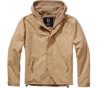 Brandit Windbreaker Frontzip Jacke, beige, Größe XL