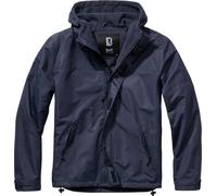 Brandit Windbreaker Frontzip Jacke, marineblau, Größe 4XL