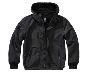 Brandit - Windbreaker Frontzip - Kinderjacke - Black Körpergröße 122-128 cm