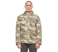 Brandit Winter-Jacket, US-Version, Winter-Variante, Größen S bis 5XL | Retro Jacke für Herren mit versteckter Kapuze, Stehkragen und Baumwollfutter