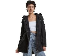 Parka BRANDIT "Brandit Brandit Women Emma Winterparka", Damen, Gr. S, schwarz, 100% Baumwolle, unifarben, normal, ohne Ausschnitt, Jacken Parka (26114725-S) schwarz