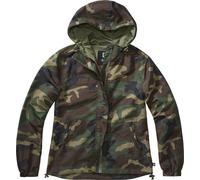Brandit Women Jacke Ladies Summer Windbr.frontzip Woodland-XL