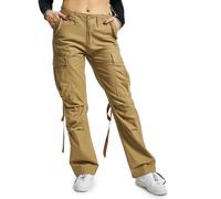 Brandit Damenhose M65 Vintage Cargohose Baumwolle Camel Größe 36