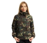 Brandit Ladies Summer Windbreaker Frontzip woodland, Größe 5XL, Herren, Synthetik