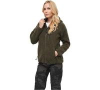 Brandit Women Teddyfleece Jacket Hooded, Farbe: olive, Größe: L