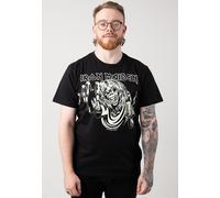 Brandit Iron Maiden Tee Shirt Design 3 ( glow in the dark pigment) Männer in Gr. S in Schwarz