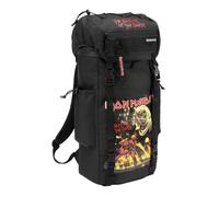 Brandit x Iron Maiden - Festival Black - Rucksack - Schwarz - Onesize - 100% Polyester,Synthetik Schwarz Onesize
