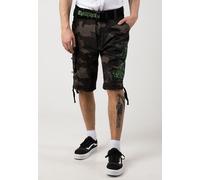 Brandit x Iron Maiden - Savage The Number Of The Beast Darkcamo - Shorts - Tarnfarben - M - 100% Baumwolle Tarnfarben M