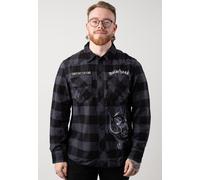 Brandit Motörhead Checkshirt in Gr. S in Schwarz