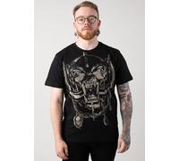 Brandit x Motörhead - Warpig Print - T-Shirt - Schwarz - S - 100% Baumwolle Schwarz S
