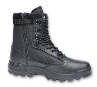 Brandit Zipper Tactical Stiefel, schwarz, Größe 39 für Männer