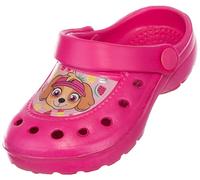 Brandsseller Kinder Clogs Hauschuh Gartenschuh Badeschuh Leichte Sommerclogs mit Motiven im Stil von Paw Patrol Motiv 4 | 27/28
