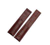 BRART Echtleder-Armband, 19 mm, 20 mm, 22 m, für Tag Heuer, Herren-Armbanduhren, Zubehör, Faltschnalle, Leder-Uhrenarmband, 19 mm, Achat