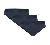 Brasilslip FILA, Damen, Gr. XL, schwarz (navy), Single Jersey, Obermaterial: 95% Baumwolle, 5% Elasthan, körpernah, Unterhosen, Baumwollmix, elastisch, Logobund (76860940-XL) navy