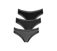Brasilslip LASCANA Gr. 36/38, schwarz Damen Unterhosen (57524414-36) schwarz