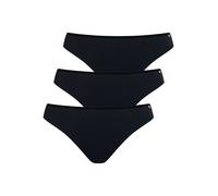 Brasilslip LISCA "3er Pack Brasilslip Sophia", Damen, Gr. 38, schwarz, Obermaterial: 73% Polyamid PA. 27% Elasthan EL., Unterhosen (81040314-38) schwarz