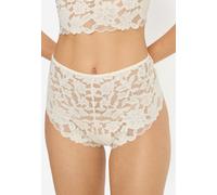 Brasilslip LSCN BY LASCANA, Damen, Gr. 32/34, 1 Stk., creme, Spitze, Obermaterial: 90% Polyamid, 10% Elasthan, unifarben, bequem, Unterhosen, aus floraler Spitze (49016809-32) creme
