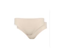 Brasilslip MAGIC BODYFASHION "Dream Invisibles", Damen, Gr. M, braun (latte), Microfaser, Obermaterial: 83% Polyamid, 17% Elasthan, körpernah, Unterhosen, Nahtlose Verarbeitung mit lasergeschnittenen 