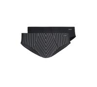 Skiny Herren Skiny Herren Brasil 2er Pack Micro Multipack Slip, Blackstripe Selection, XL EU