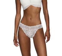 Triumph Damen Brazilian-Slip Lift Smart Highleg mit Spitzenbesatz – Ecru/Weiß XL