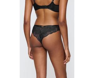 Brasilslip TRIUMPH "Palina Moonlight Kiss", Damen, Gr. 42, schwarz, Spitze, Obermaterial: 86% Polyamid, 11% Elasthan, 3% Polyester, körpernah, Unterhosen, Triumph x Palina Rojinski, Spitze (12519526-4