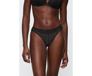 Brasilslip TRIUMPH "That Night in Vegas", Damen, Gr. 36, schwarz, Mesh, Spitze, Obermaterial: 86% Polyamid, 14% Elasthan, Unterhosen, aus Spitze und Mesh, elastisch, figurbetont, elegant (29551429-36)