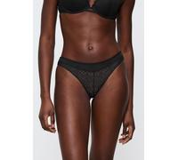 Brasilslip TRIUMPH "That Night in Vegas", Damen, Gr. 40, schwarz, Mesh, Spitze, Obermaterial: 86% Polyamid, 14% Elasthan, Unterhosen, aus Spitze und Mesh, elastisch, figurbetont, elegant (29551429-40)