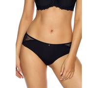 Brasilslip VIANIA "Damen Brasil Slip Leni", Damen, Gr. 36, schwarz, Stoff, Obermaterial: 78% Polyamid PA. 13% Elasthan EL. 9% Baumwolle CO., Unterhosen (78632519-36) schwarz