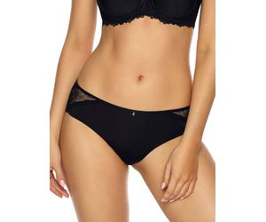 Brasilslip VIANIA "Damen Brasil Slip Leni", Damen, Gr. 46, schwarz, Stoff, Obermaterial: 78% Polyamid PA. 13% Elasthan EL. 9% Baumwolle CO., Unterhosen (78632519-46) schwarz