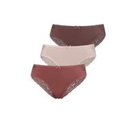 VIVANCE Brasilslip Damen rosé, beere, mahagoni Gr.44/46