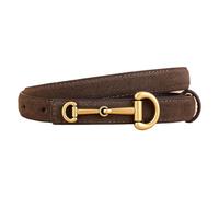 Braun,100CM/39.4'',Goldene Hufeisenschnalle Taillengürtel Damen, Dünner Wildledergürtel Damen, Für Jeans Kleider Herbst- Und Winterpullover, Trend Accessoires Für Damen