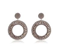 Braun Boho Ohrringe Hängend für Damen Elegante Statement Ohrringe Handgemachte Perlenohrringe Eleganter Schmuck für Party Hochzeit und Geschenke